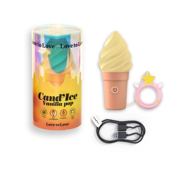 Cand Ice Cream Cone Silicone Vibrator