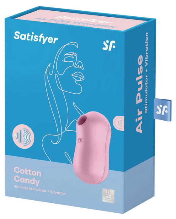 Cotton Candy - Vibrating Clitoral Air Pulse Stimulator