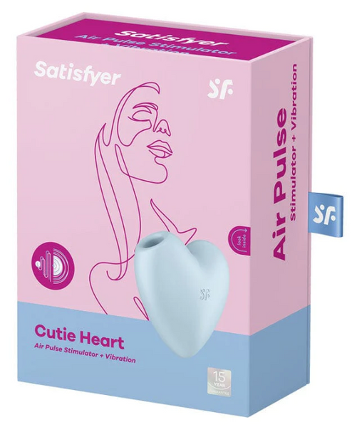 Cutie Heart - Vibrating Clitoral Air Pulse Stimulator