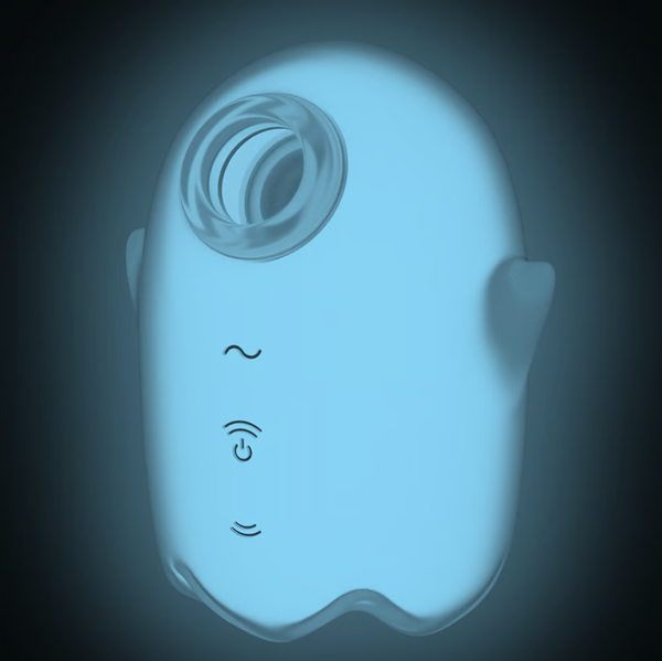 Glowing Ghost - Vibrating Clitoral Air Pulse Stimulator