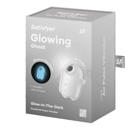 Glowing Ghost - Vibrating Clitoral Air Pulse Stimulator
