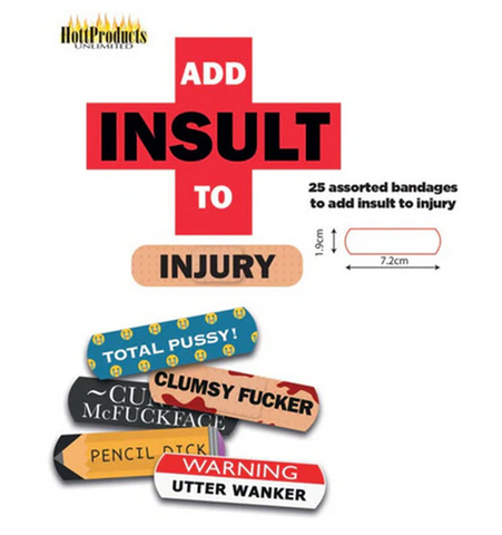 Add Insult to Injury Adhesive Bandages