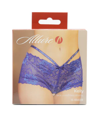 Allure - Kelly - Lace Crotchless Shorts