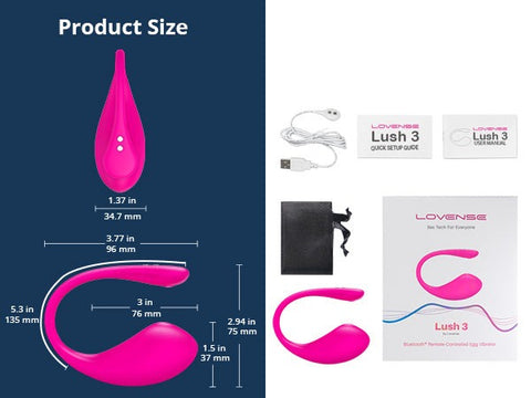 Lovense Lush 3 - Bluetooth Vibe