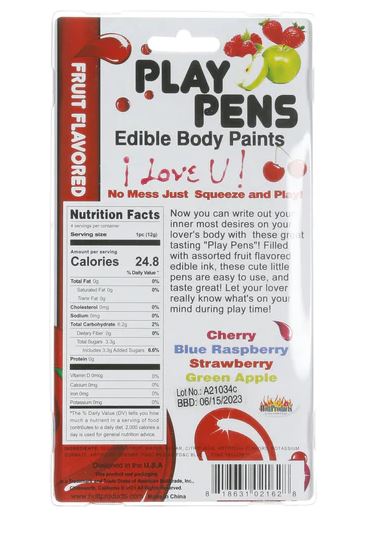 Body Pens Edible Paint Pens