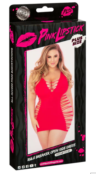 Pink Lipstick - Rule Breaker Mini Dress