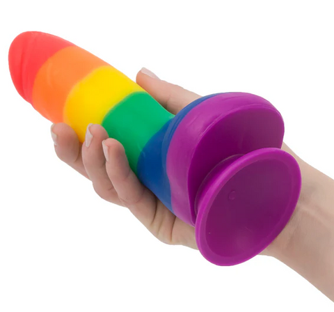 Pure Love - Rainbow Pride Love 8" Dildo