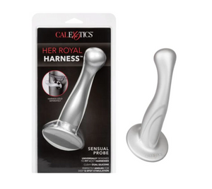 Sensual Probe 7" Silver Silicone