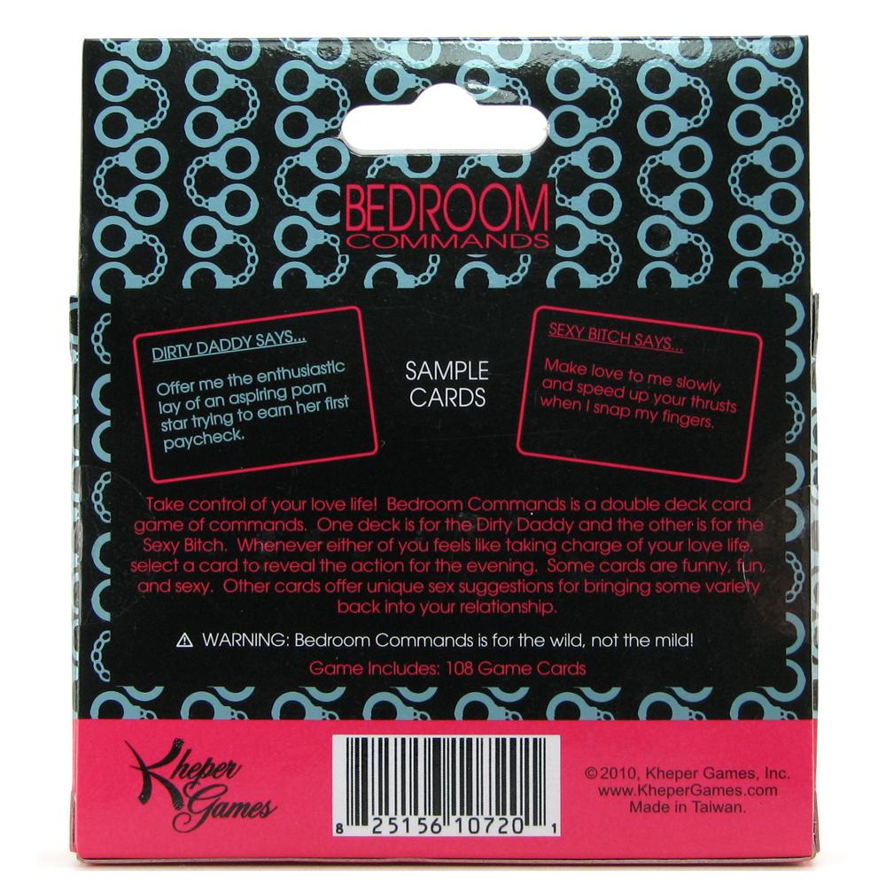 Bedroom Commands Card Game – Down Home Lovin'