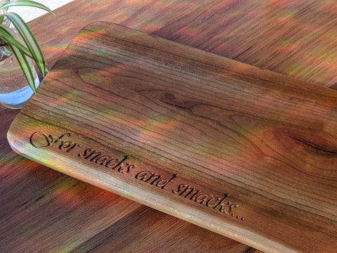 Handcrafted Paddle - For snacks and smacks