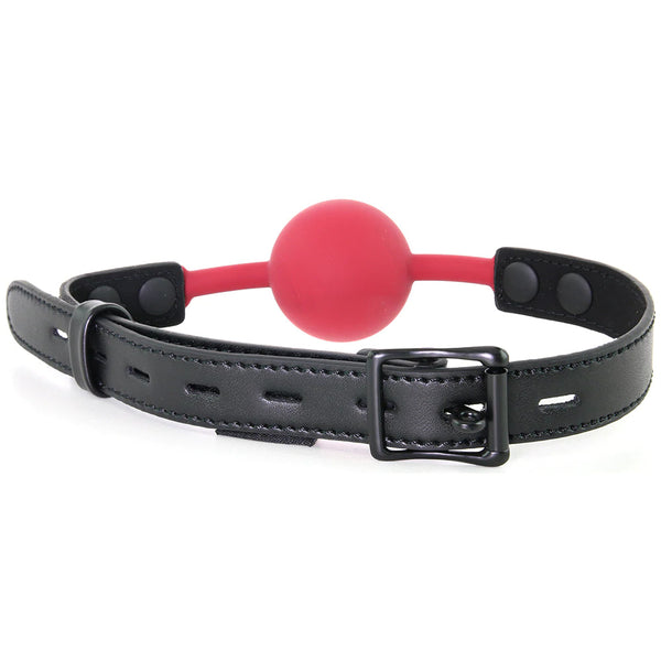 Silicone Ball Gag - Red