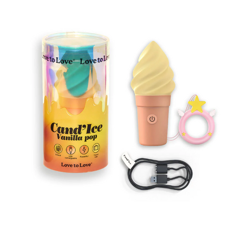 Cand'Ice Cream Cone - Silicone Vibrator