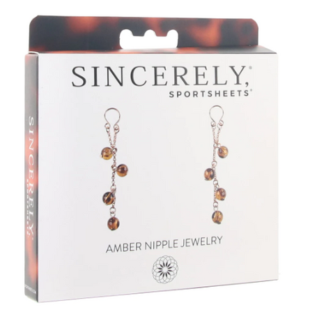 Sincerely Amber Nipple Jewelry