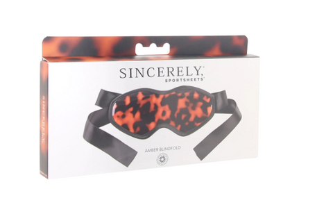 Sincerely Amber Blindfold