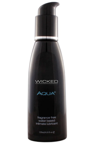 Wicked Aqua Waterbased Lubricant 4oz