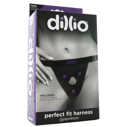 Perfect Fit Harness - Black/Purple