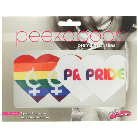 Peekaboo Pasties - Pride Hearts